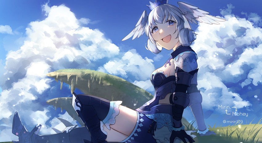 melia antiqua (xenoblade chronicles and 1 more) drawn by comumo