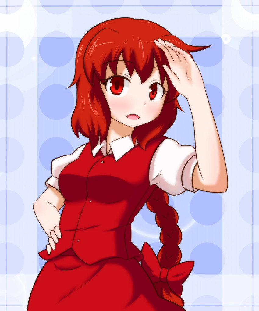 okazaki yumemi (touhou) drawn by konokiya