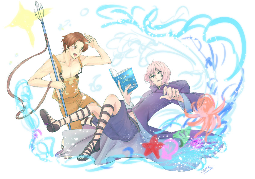 tobin and kliff (fire emblem and 2 more) drawn by aoi_(xxxaoi)