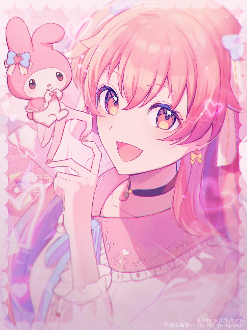 my melody and momoi airi (project sekai and 2 more) drawn by amane_mizuiro_3