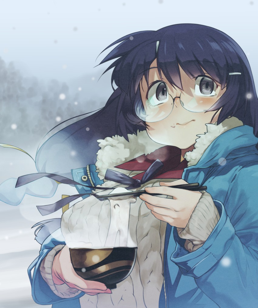 hanekawa tsubasa (monogatari and 1 more) drawn by aioi_u