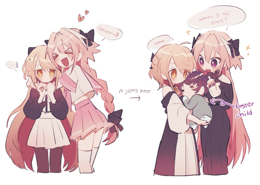 astolfo and liss meier (original and 3 more) drawn by koyashaka