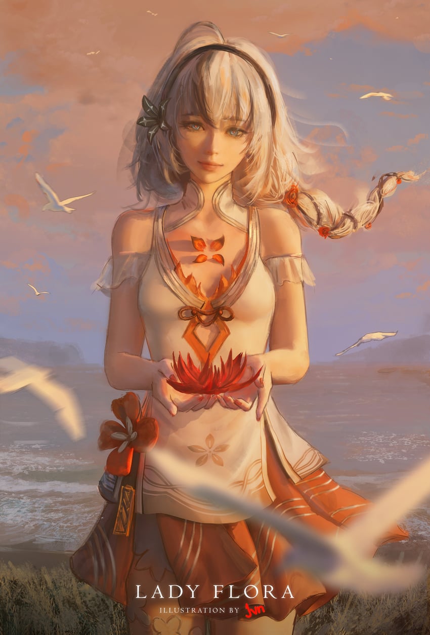 camellya and lady flora (wuthering waves) drawn by jvn