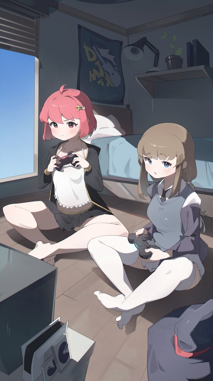 rophe and darly (djmax and 1 more) drawn by bullet_(bullet0701)