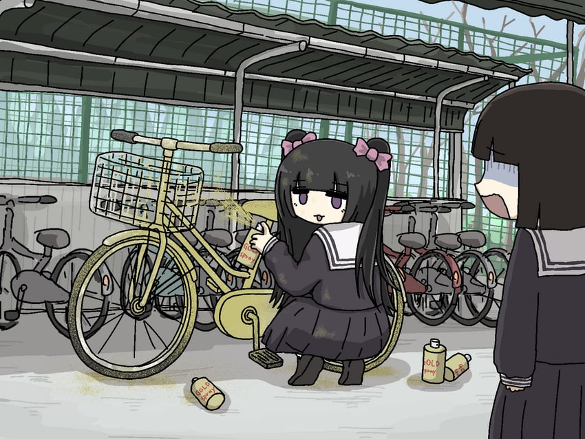 yato-chan and sayu-chan (original) drawn by fuchina_(fucinami)