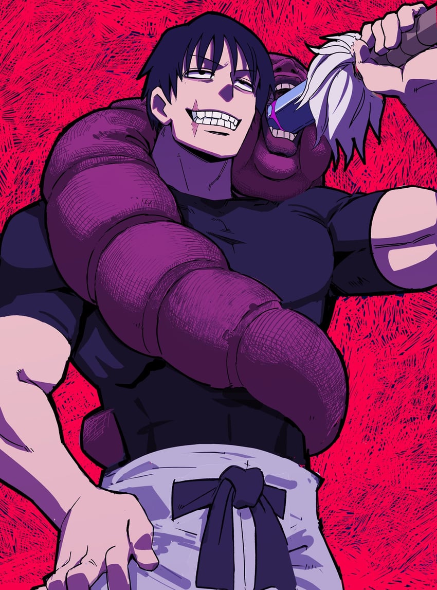 fushiguro touji and inventory curse (jujutsu kaisen) drawn by aisendraw