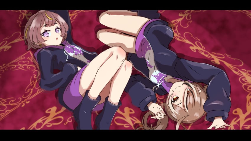 nanashi mumei and anya melfissa (hololive and 3 more) drawn by maaru_(jatjem1vy6nok0o)