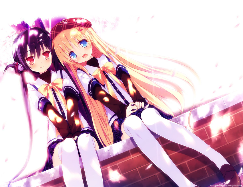 takakura anzu and takakura anri (clover days) drawn by nimura_yuuji