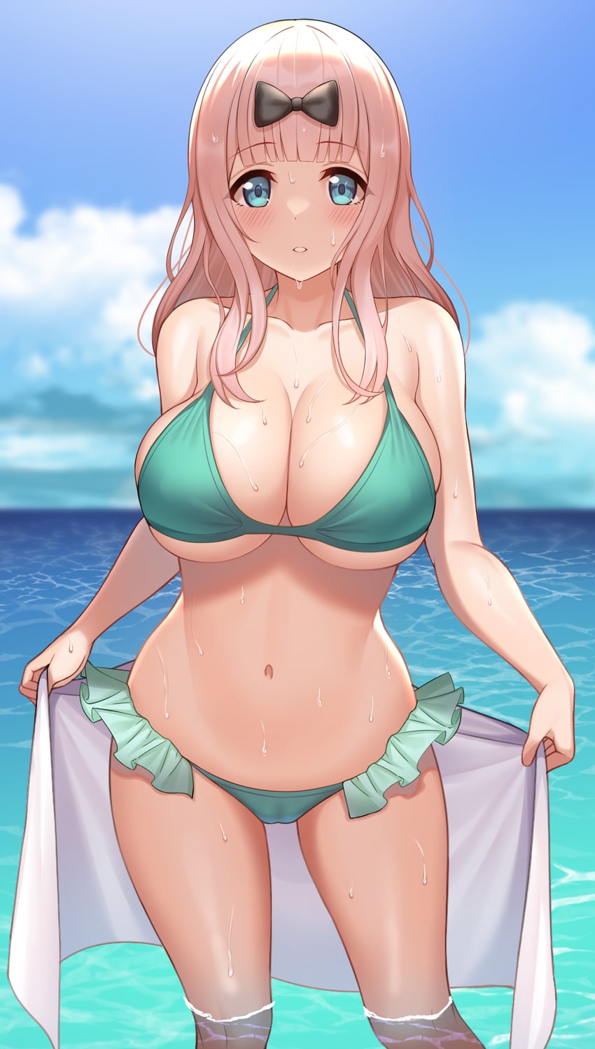 fujiwara chika (kaguya-sama wa kokurasetai ~tensai-tachi no renai zunousen~) drawn by komainu_(yamaha1997)