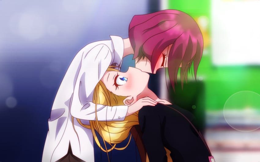 yagami kou and tooyama rin (new game!) drawn by urzuse7en