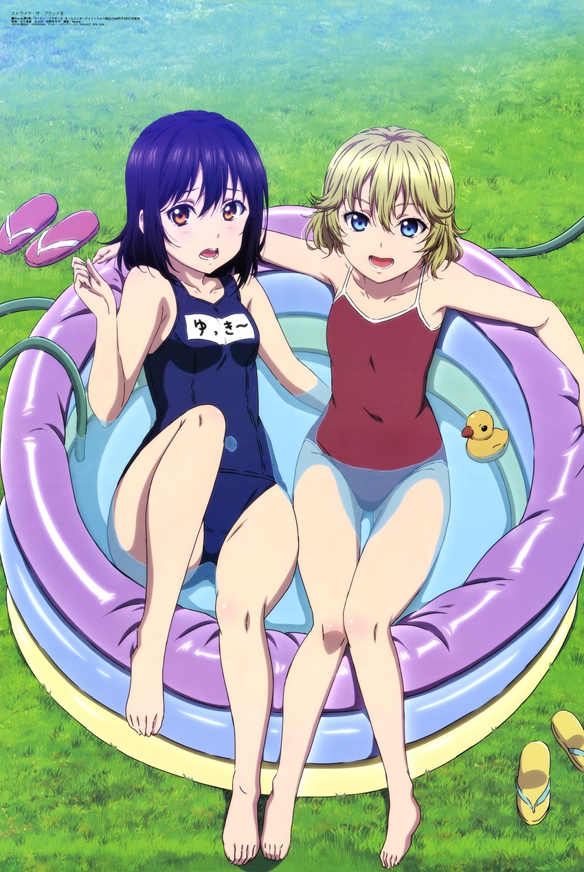himeragi yukina and december (megami magazine and 1 more) drawn by furukawa_hideki