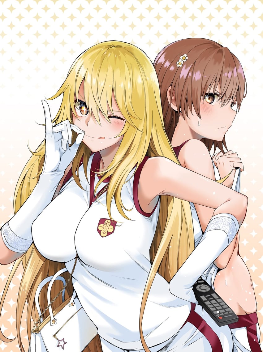misaka mikoto and shokuhou misaki (toaru majutsu no index and 2 more) drawn by chicke_iii