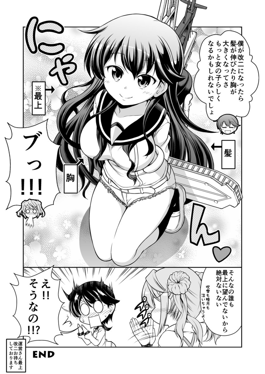 mogami and michishio (kantai collection) drawn by tenshin_amaguri_(inobeeto)