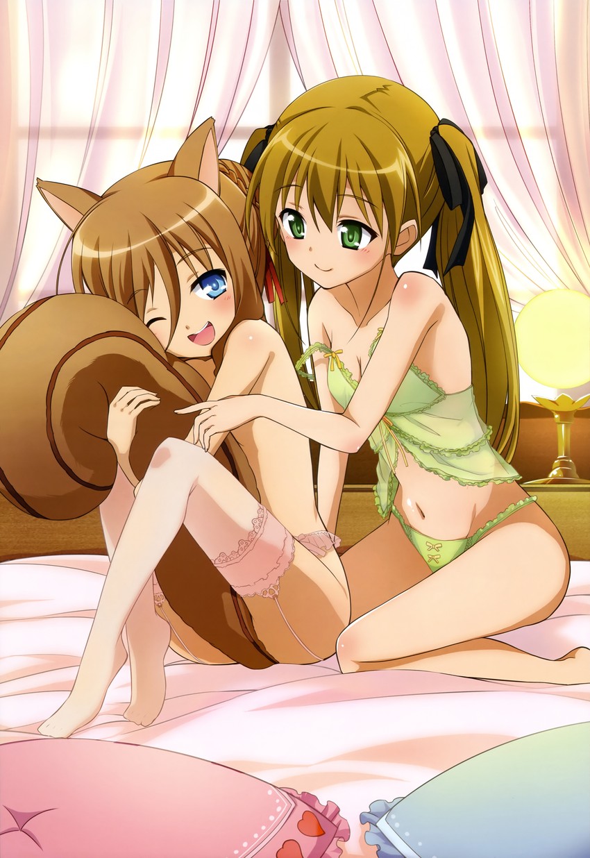 rebecca anderson and kuberu e pastillage (nyantype and 1 more) drawn by ikawa_waki