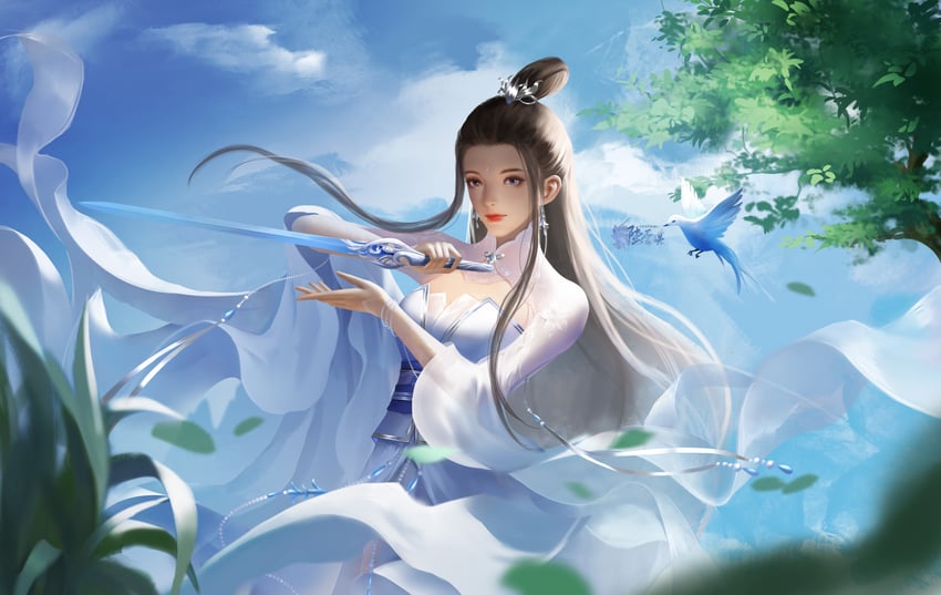 lu xueqi (zhu xian) drawn by feng_wu_huai_hua_2020