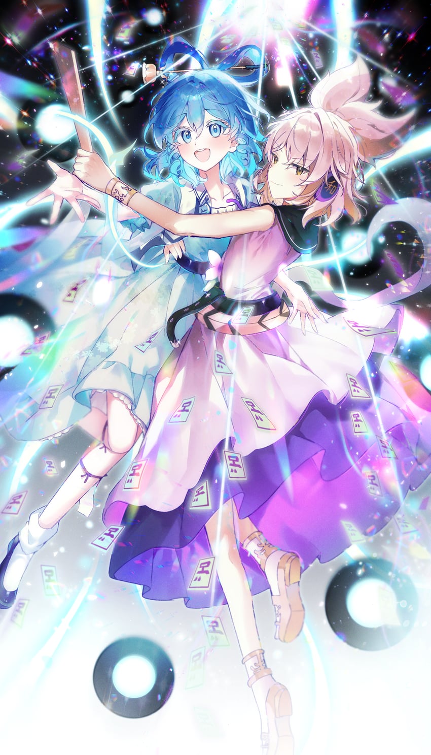 toyosatomimi no miko and kaku seiga (touhou) drawn by it_po_(sss_cmy)