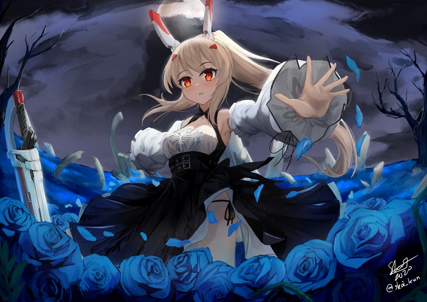 ayanami (azur lane) drawn by skai_kun