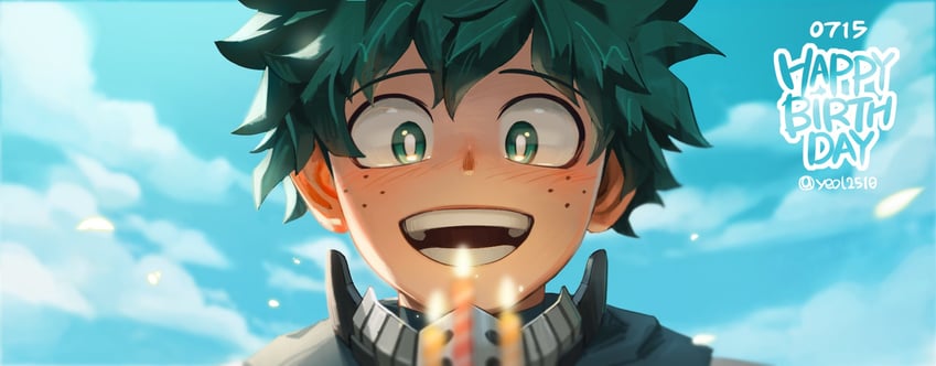 midoriya izuku (boku no hero academia) drawn by yeol2510