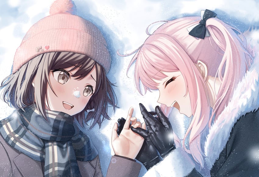 shinonome ena and akiyama mizuki (project sekai) drawn by murousaisei123