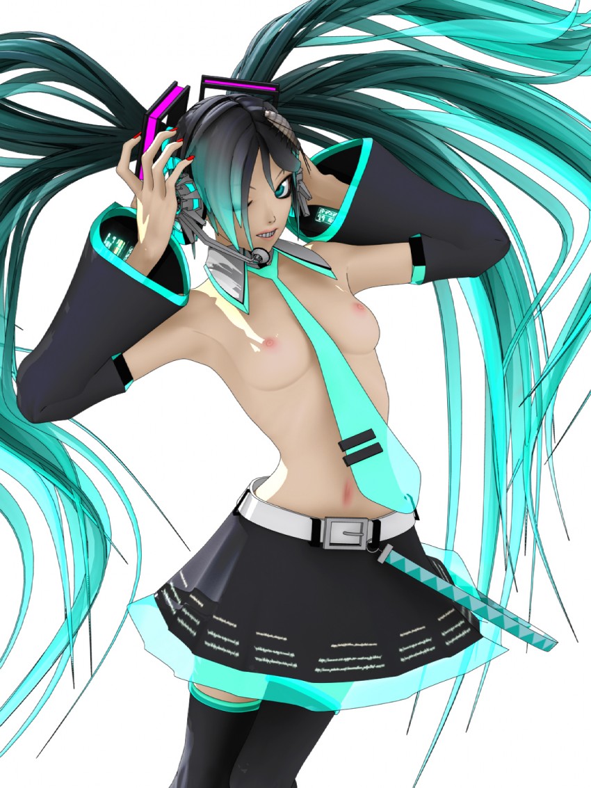 hatsune miku and calne ca (original and 2 more) drawn by deino_(deino3330)