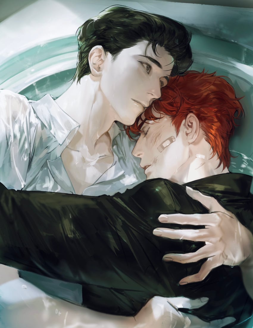 sakuragi hanamichi and mito youhei (slam dunk) drawn by aaak_00000