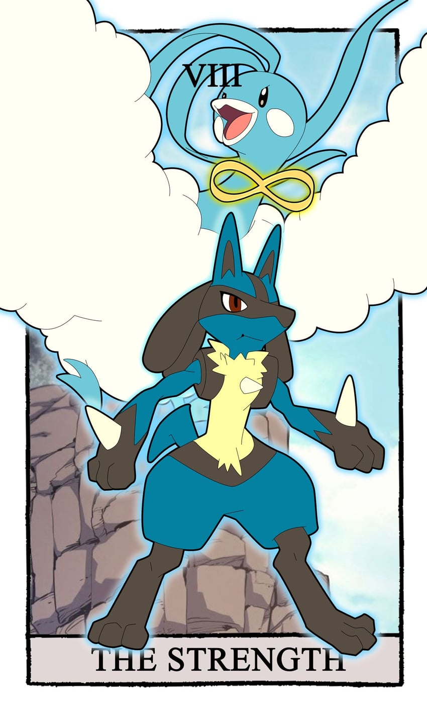 lucario and altaria (pokemon) drawn by carrotzmoonman