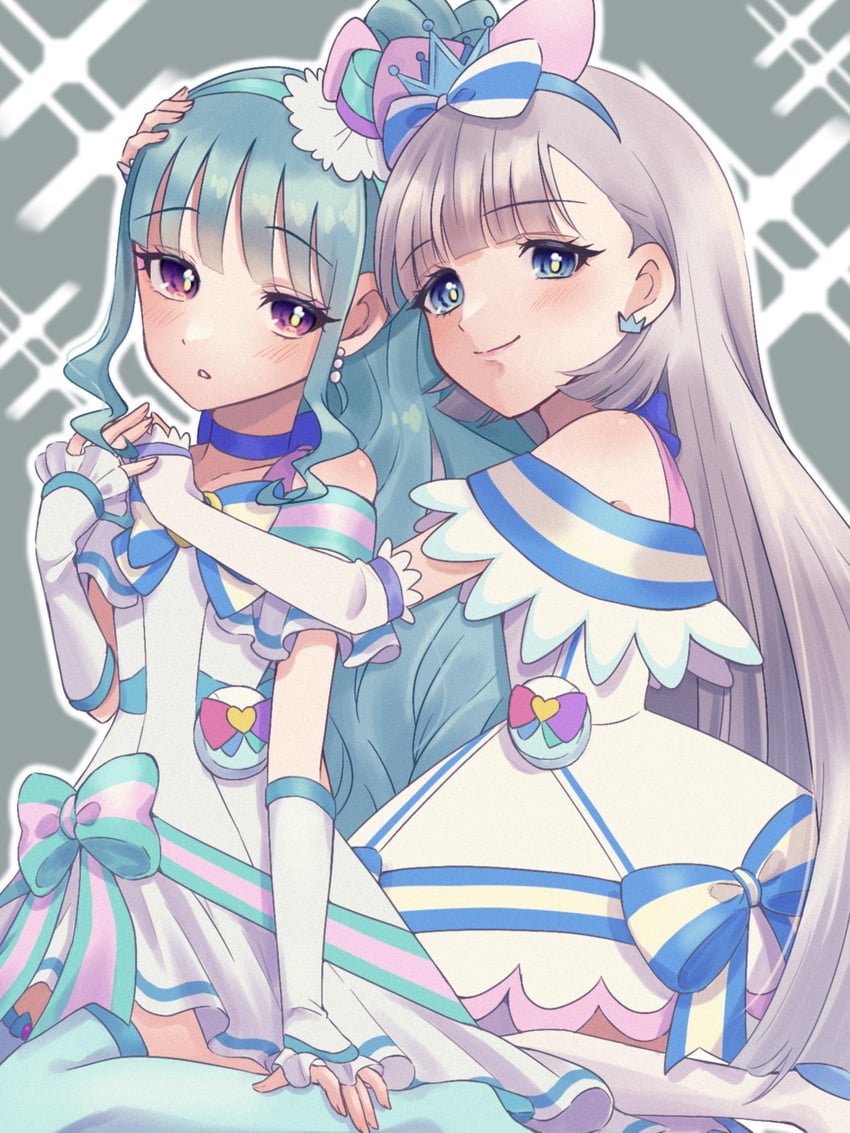 nekoyashiki yuki, nekoyashiki mayu, cure nyammy, and cure lillian (precure and 1 more) drawn by shigen_pr