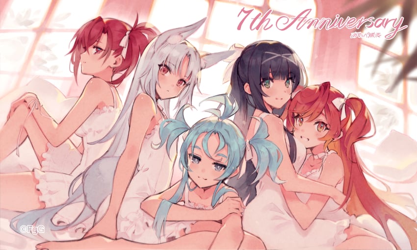 sharon, claris, rochelle, carne, and lauream (ta ga tame no alchemist) drawn by ayappe_taicho