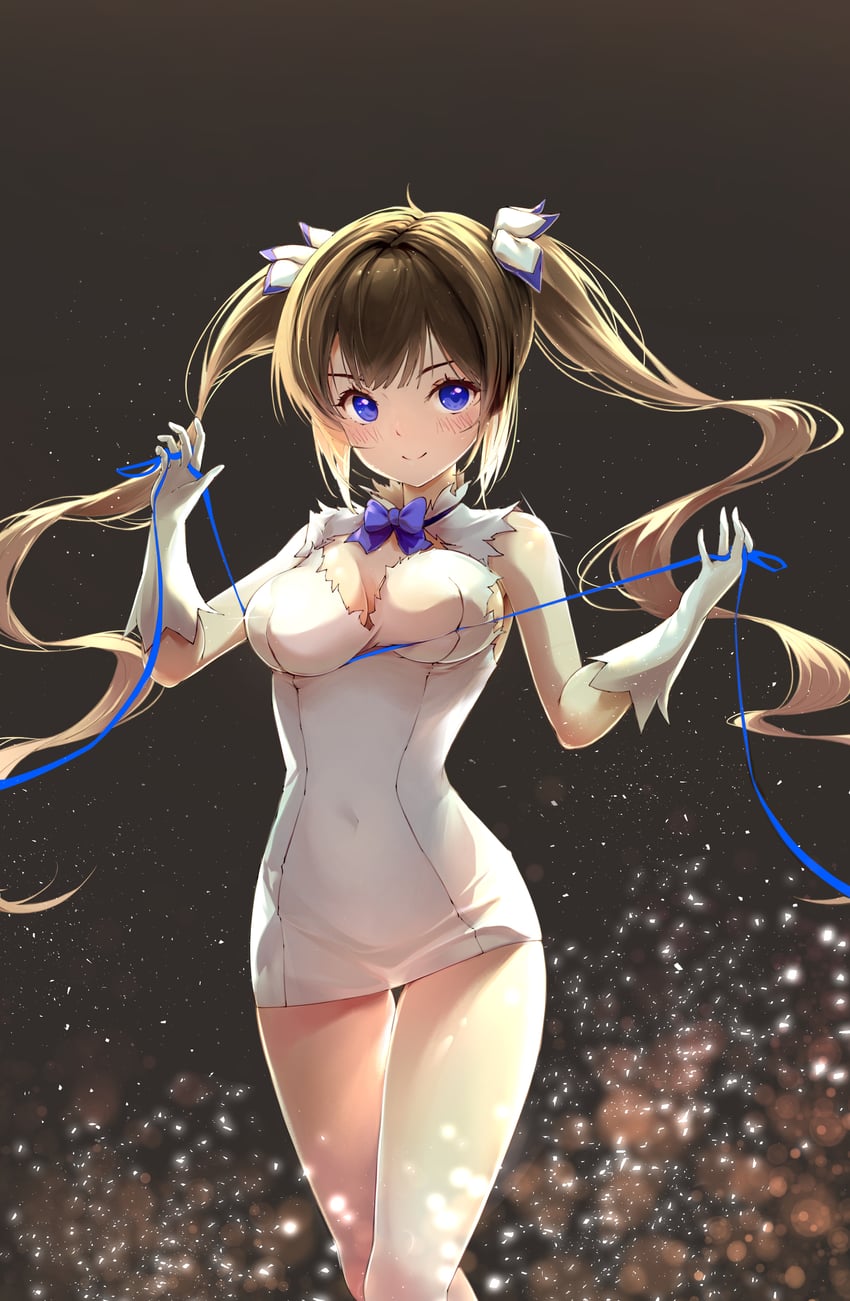 hestia (dungeon ni deai wo motomeru no wa machigatteiru darou ka) drawn by eunip