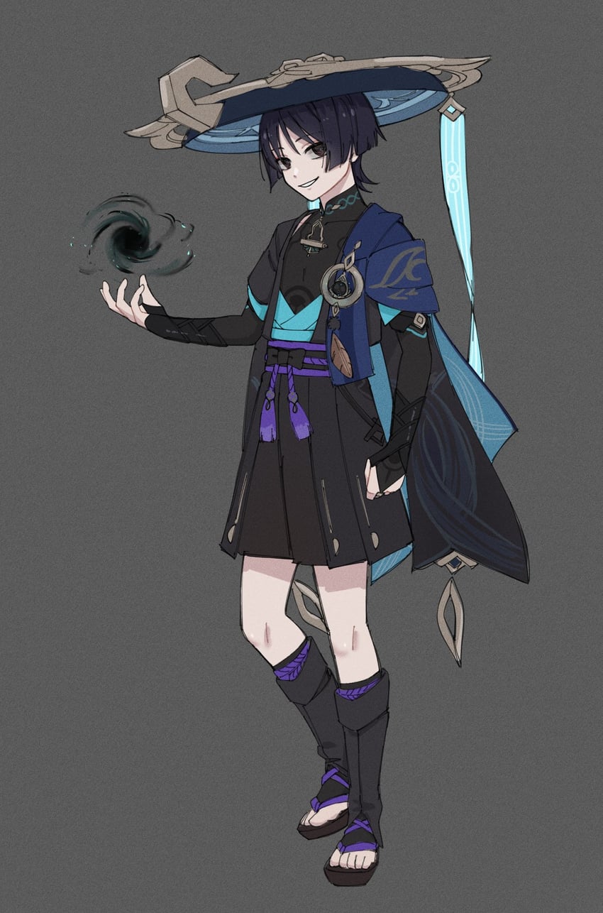 scaramouche and wanderer (genshin impact) drawn by yoneya_(ocome_otabe)