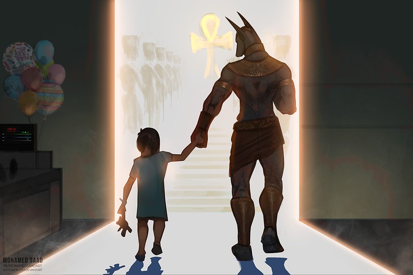 anubis (original and 1 more) drawn by thefearmaster
