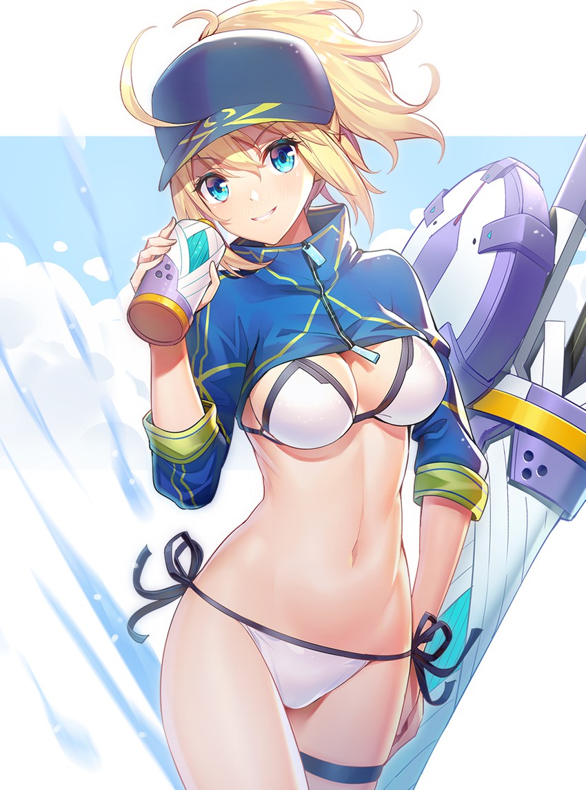 artoria pendragon and mysterious heroine xx (fate and 1 more) drawn by ririko_(zhuoyandesailaer)