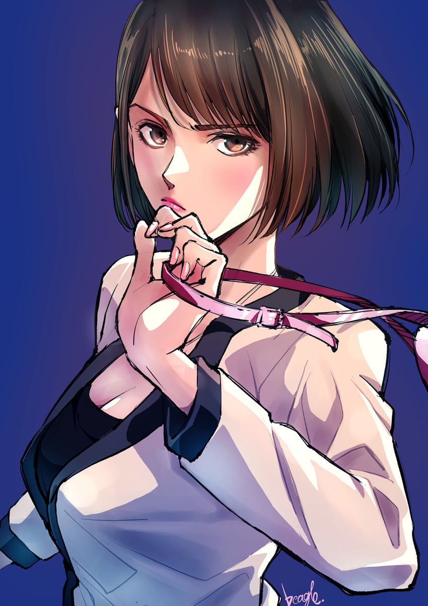 mukoda saeko (ryuu ga gotoku and 1 more) drawn by strikebeagle