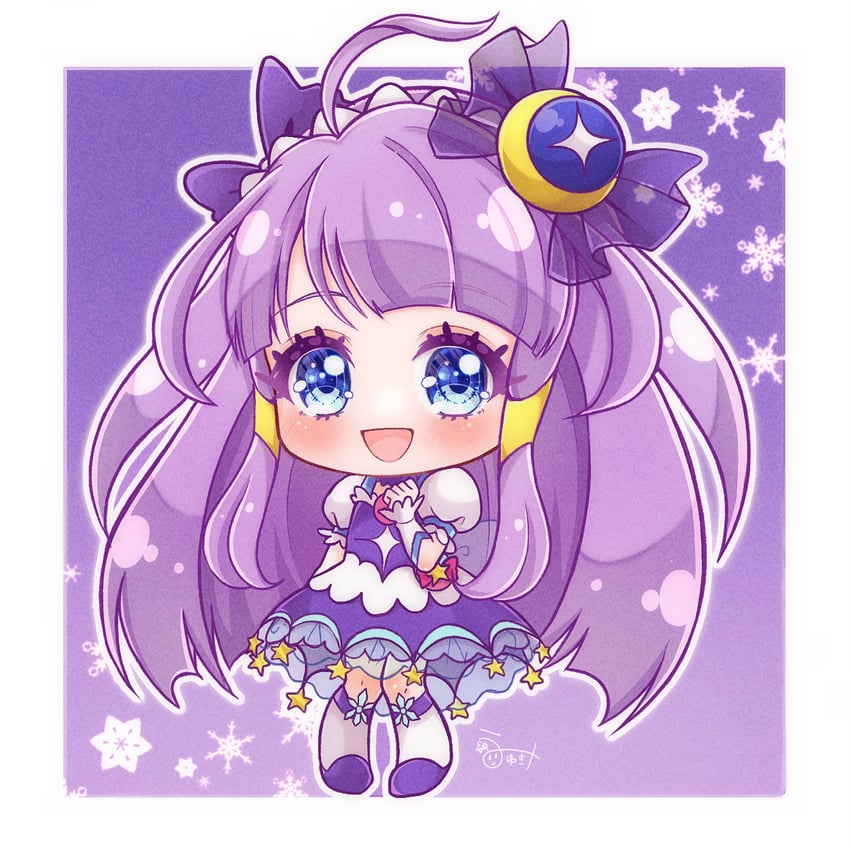 kaguya madoka and cure selene (precure and 1 more) drawn by umiyuki_(umi_chu)