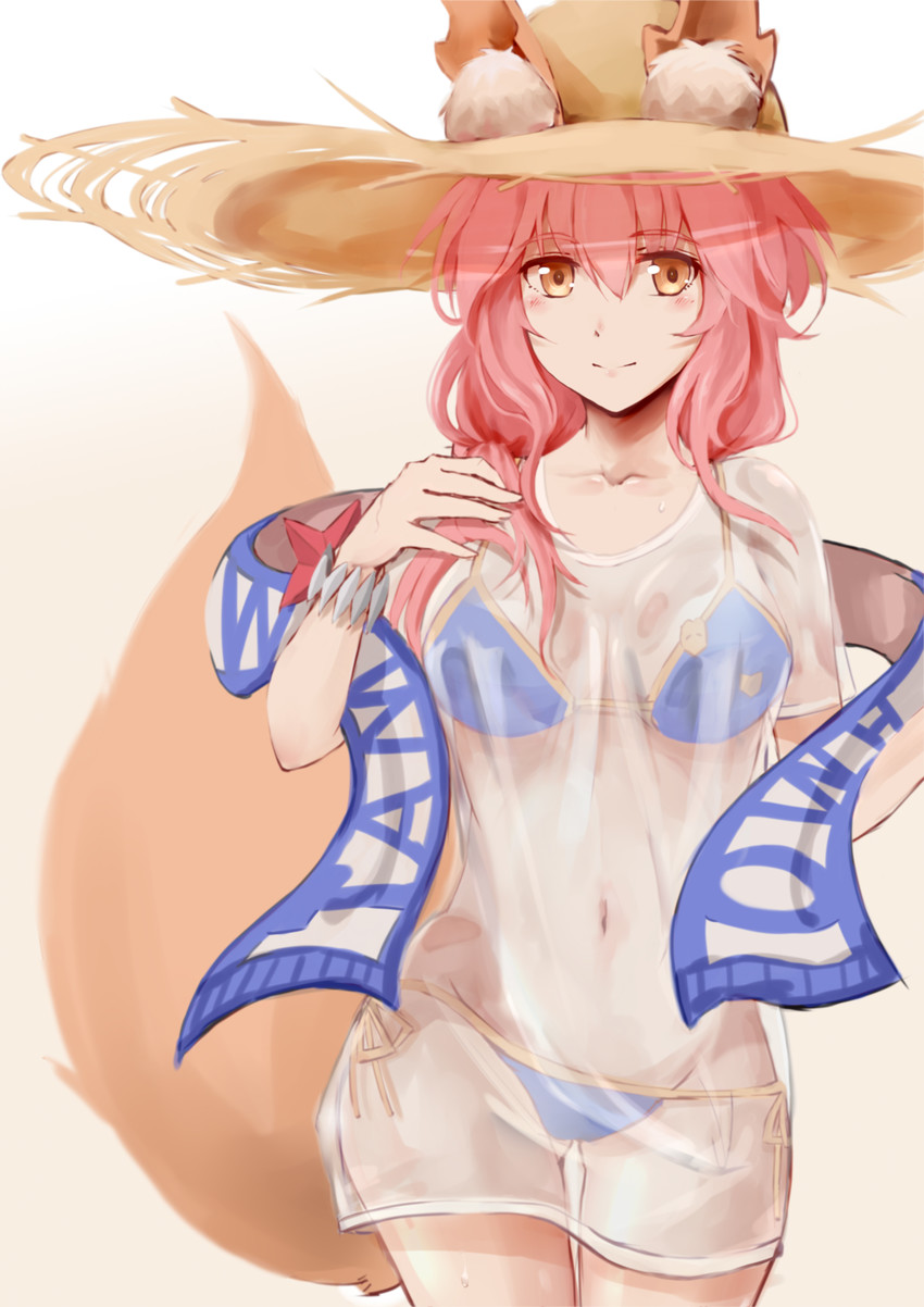 tamamo and tamamo no mae (fate and 1 more) drawn by nantiao_diudiu