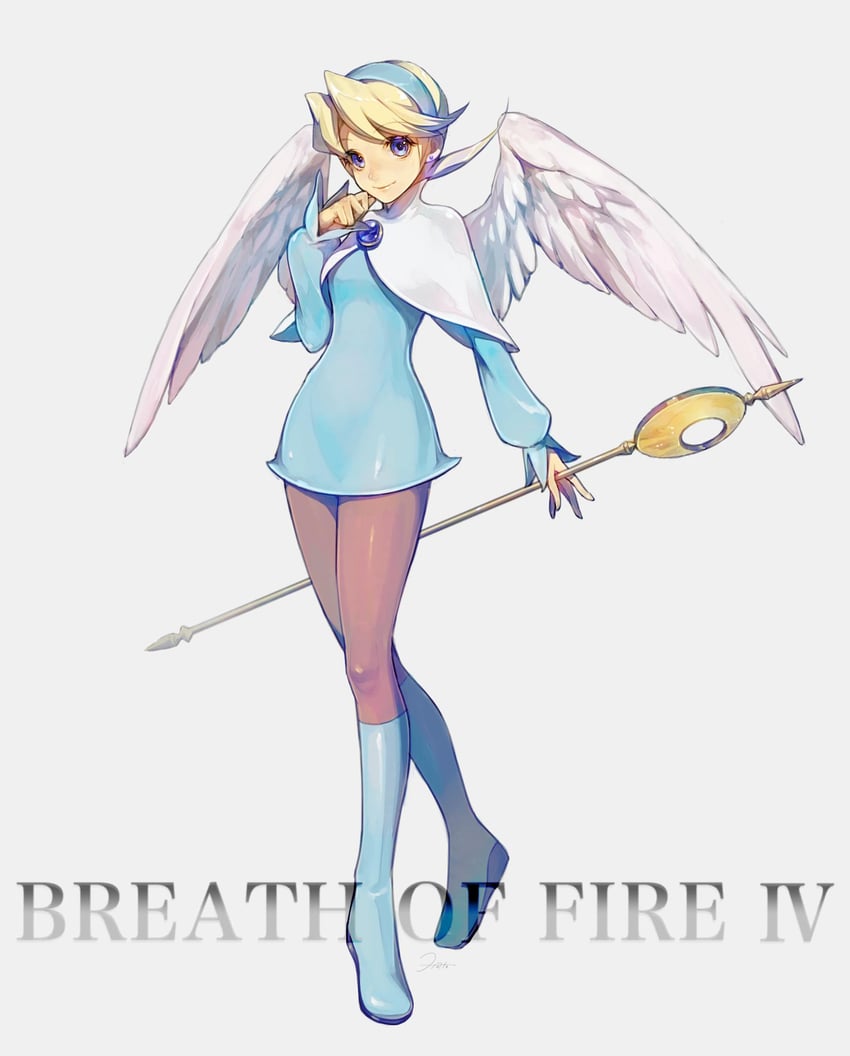 nina (breath of fire and 1 more) drawn by hato_(dovecot)