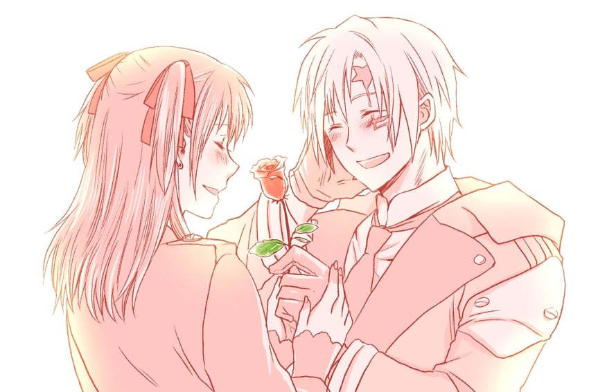 lenalee lee and allen walker (d.gray-man) drawn by asukawvm