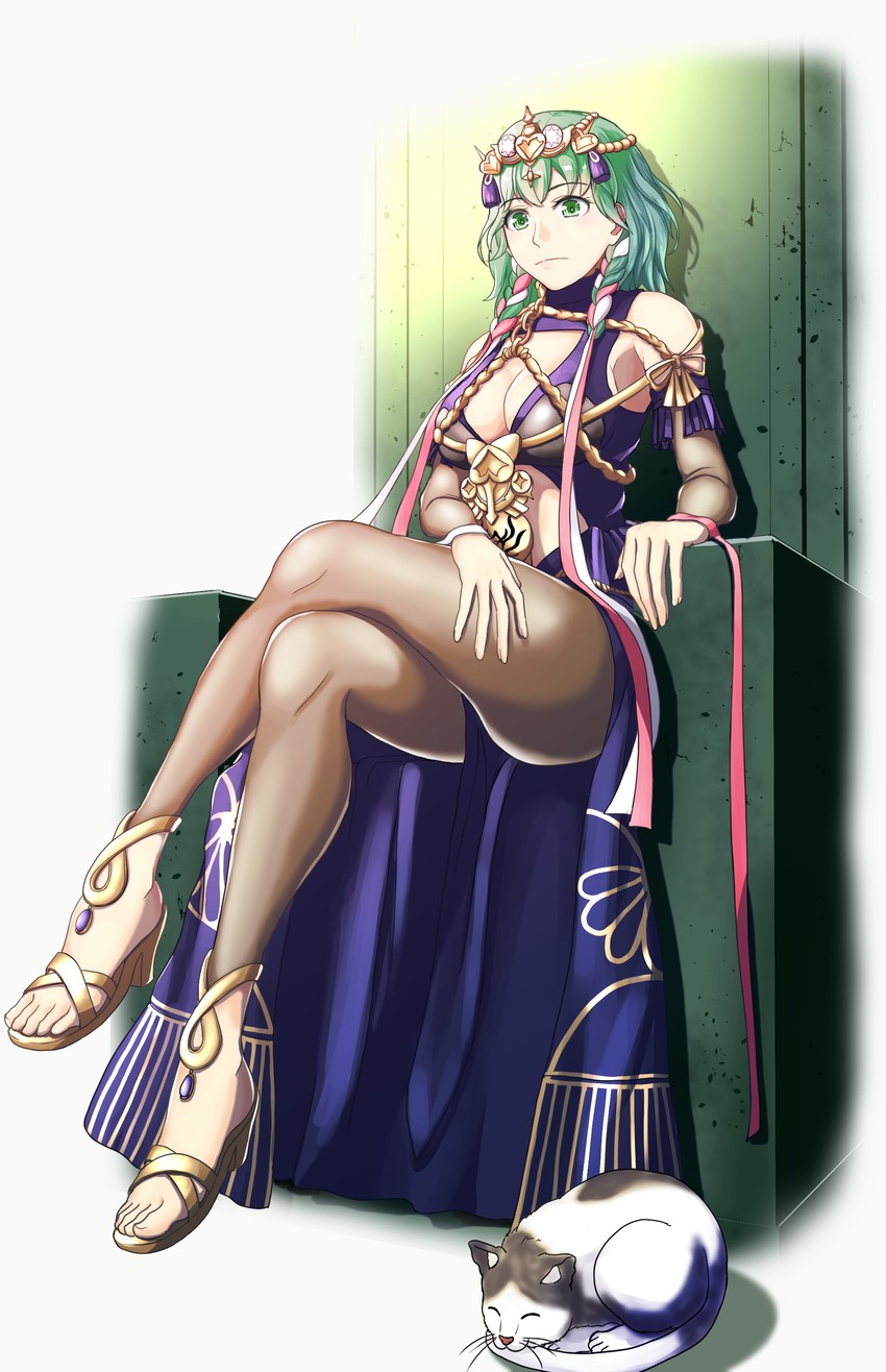 female byleth and sothis (fire emblem and 1 more) drawn by sukkirito_(rangusan)