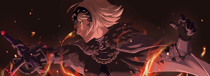 jeanne d'arc alter (fate and 1 more) drawn by hekituki8250