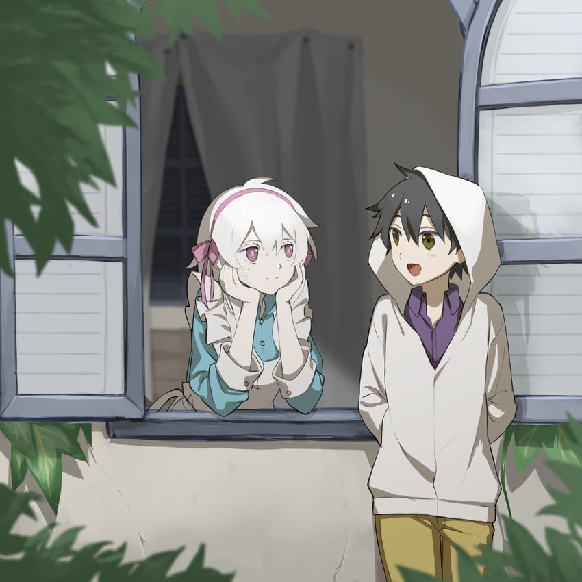 kozakura marry and seto kousuke (kagerou project) drawn by b_(bgoldmole)