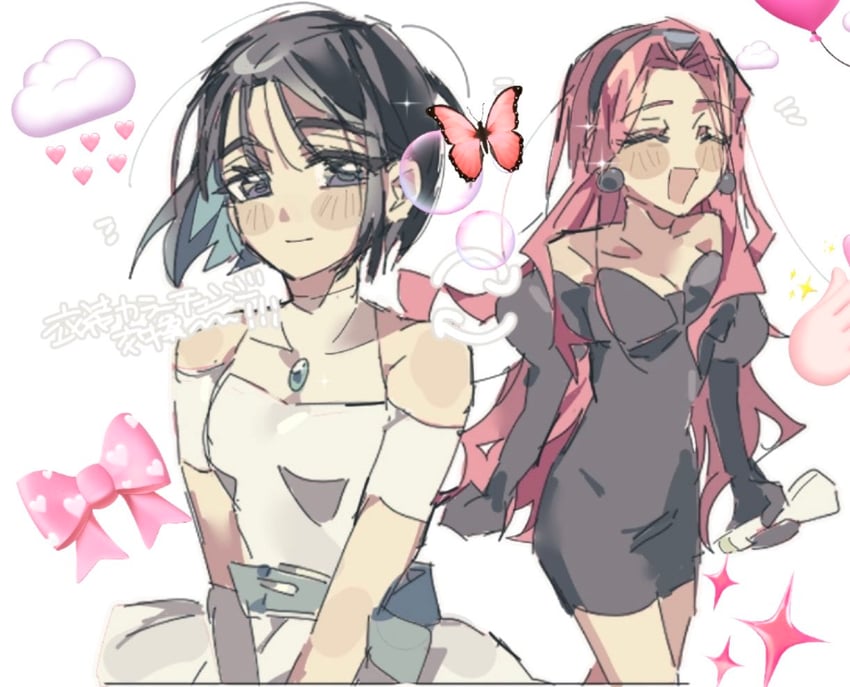 sua and mizi (alien stage) drawn by dokusuji_(kw9onou58)