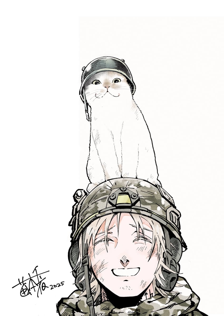 grandpa shinobi (real life and 1 more) drawn by kobayashi_niki