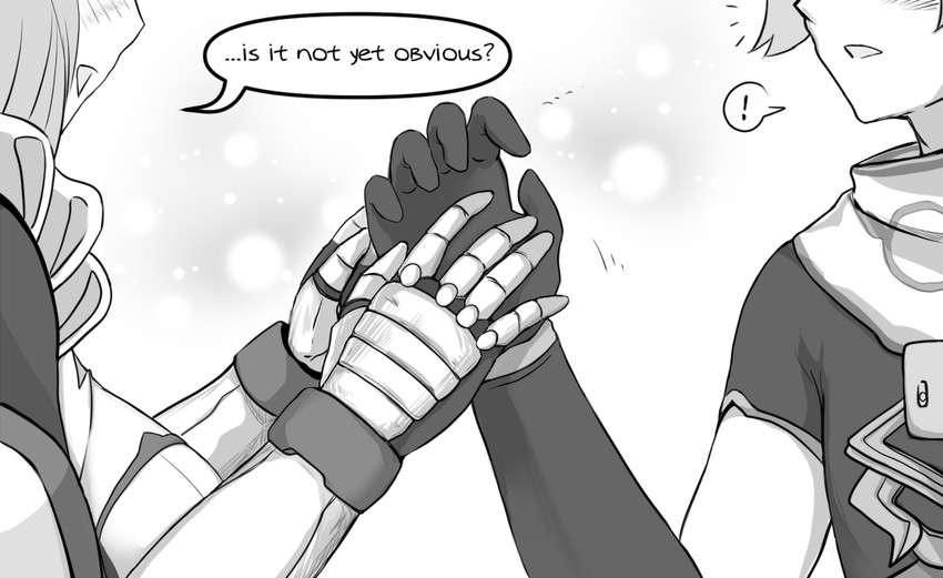 aether and noelle (genshin impact) drawn by alph_(sancheck)