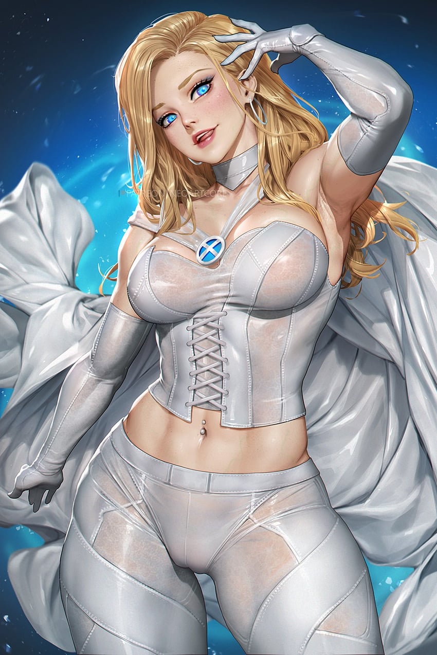 emma frost (marvel and 1 more) drawn by neoartcore