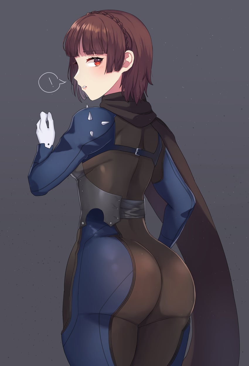 niijima makoto and queen (persona and 1 more) drawn by lilshironeko