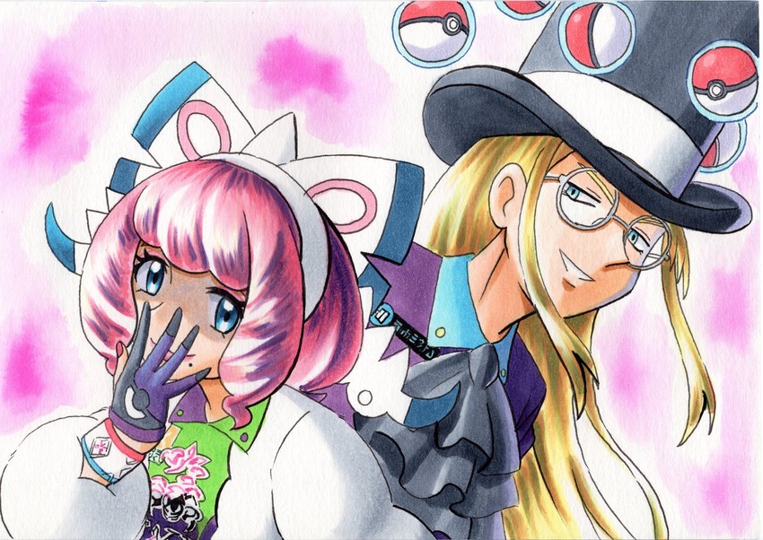 klara and avery (pokemon and 1 more) drawn by oka_mochi