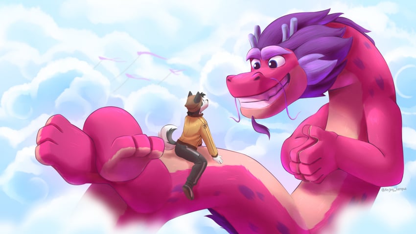 long (original and 1 more) drawn by asumono_krom