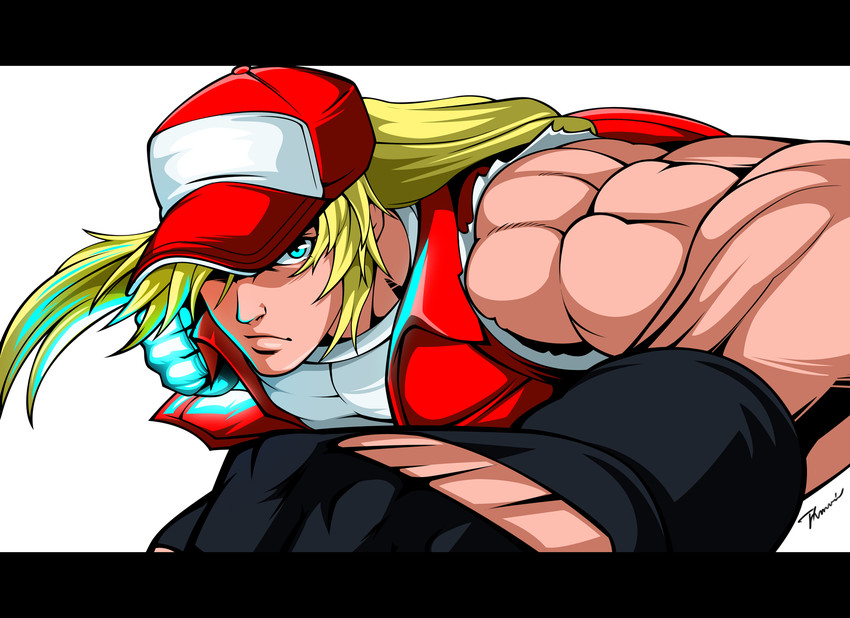 terry bogard (the king of fighters and 1 more) drawn by timuri