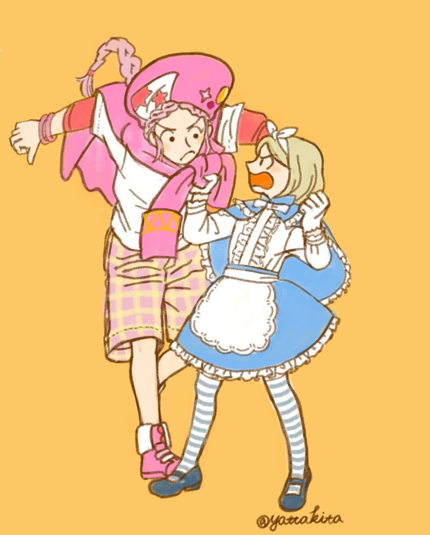 wolfgang amadeus mozart and pyotr illyich tchaikovsky (classicaloid) drawn by yatta_kita
