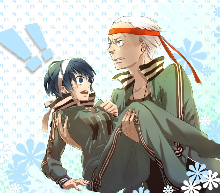 shirogane naoto and tatsumi kanji (persona and 1 more) drawn by hoe_(dbp)
